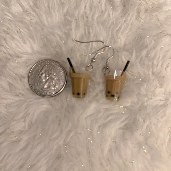 Boba Tea Earrings - Picture 3 of 6